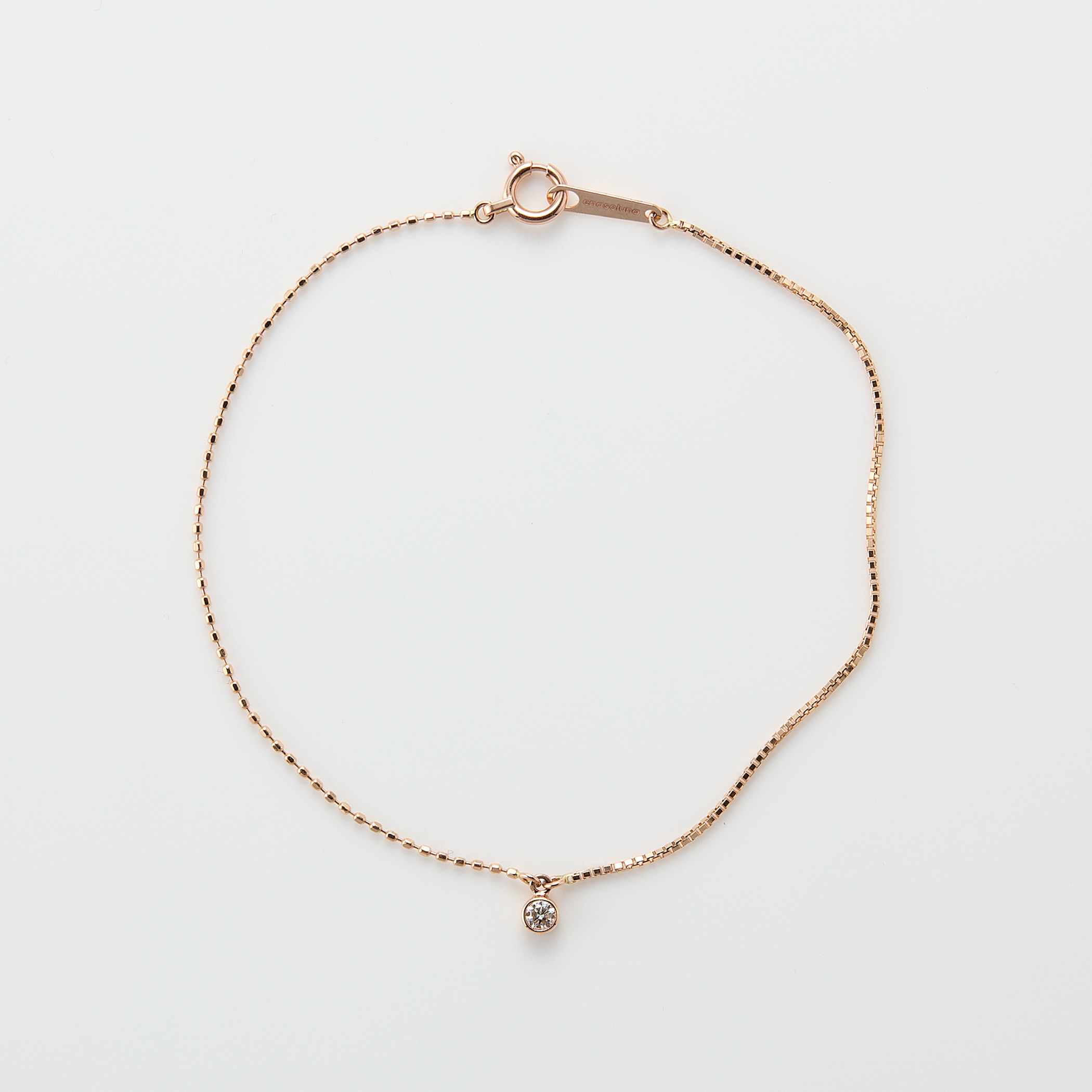 Rose gold diamond bracelet｜enasoluna（エナソルーナ）公式サイト
