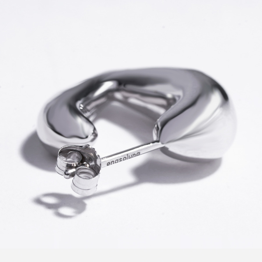 Growing heart earrings(Silver) 詳細画像 Silver 1