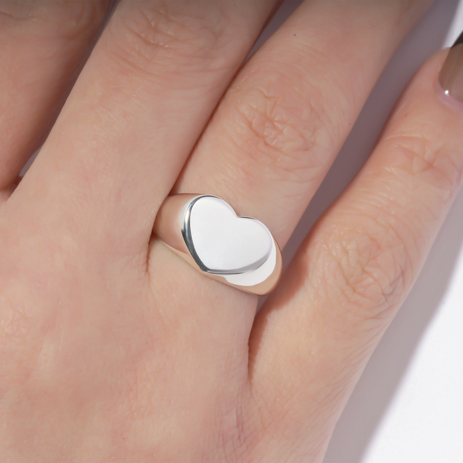Heart ring (9,11,13号) 詳細画像 Silver 5