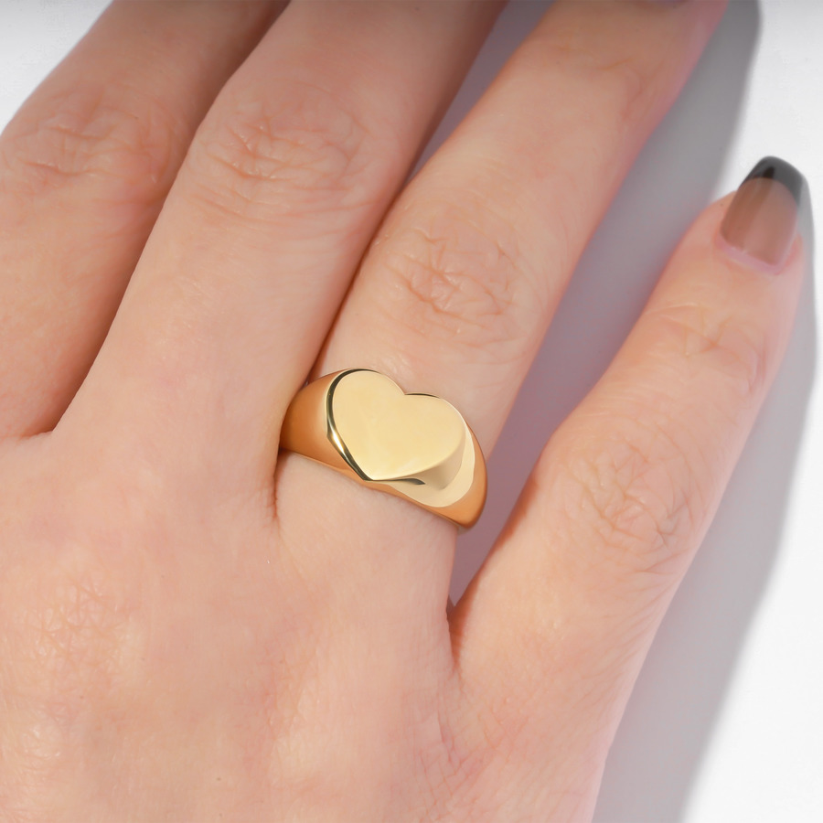 Heart ring (9,11,13号) 詳細画像 Gold 5
