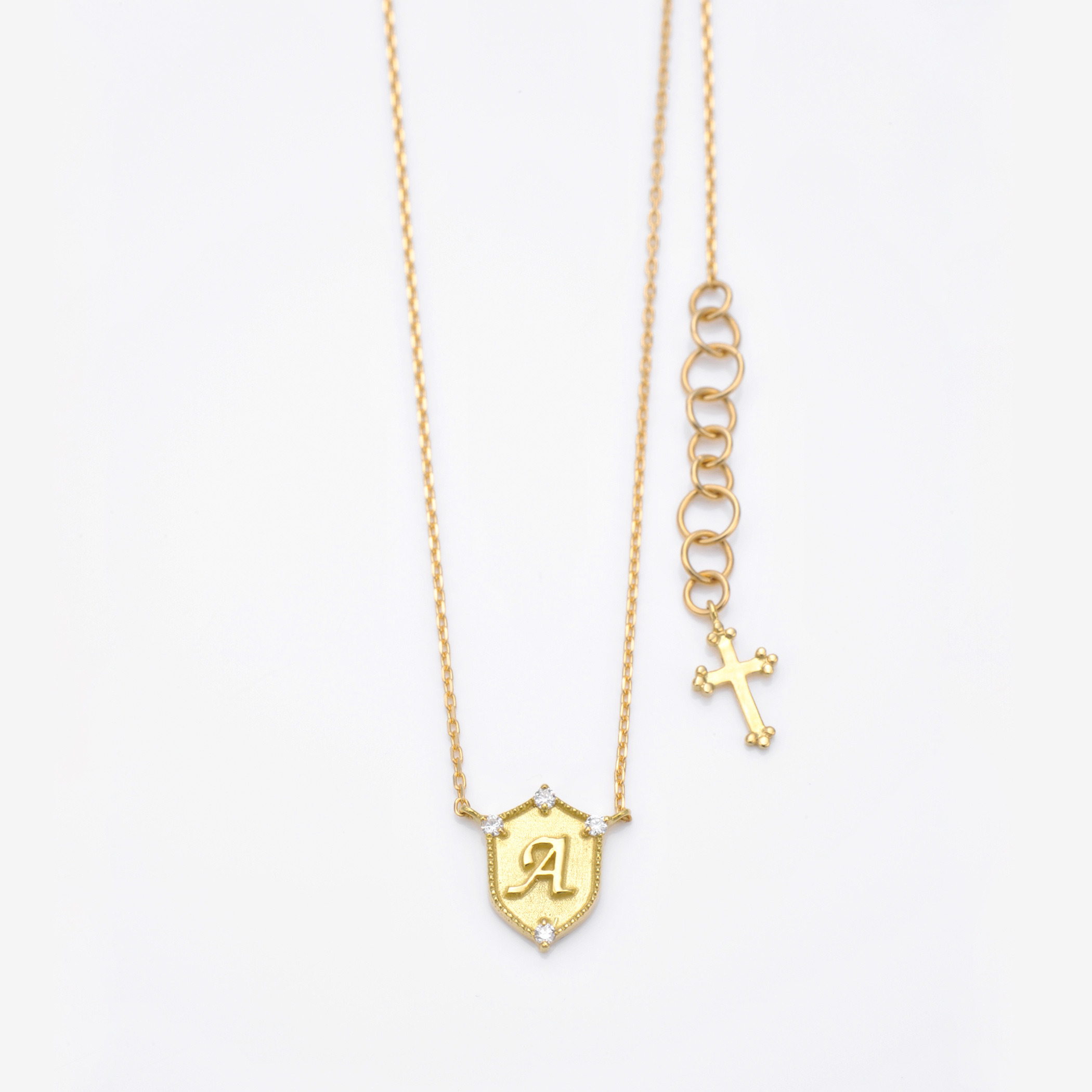 Lucky letter charm necklace｜enasoluna（エナソルーナ）公式サイト