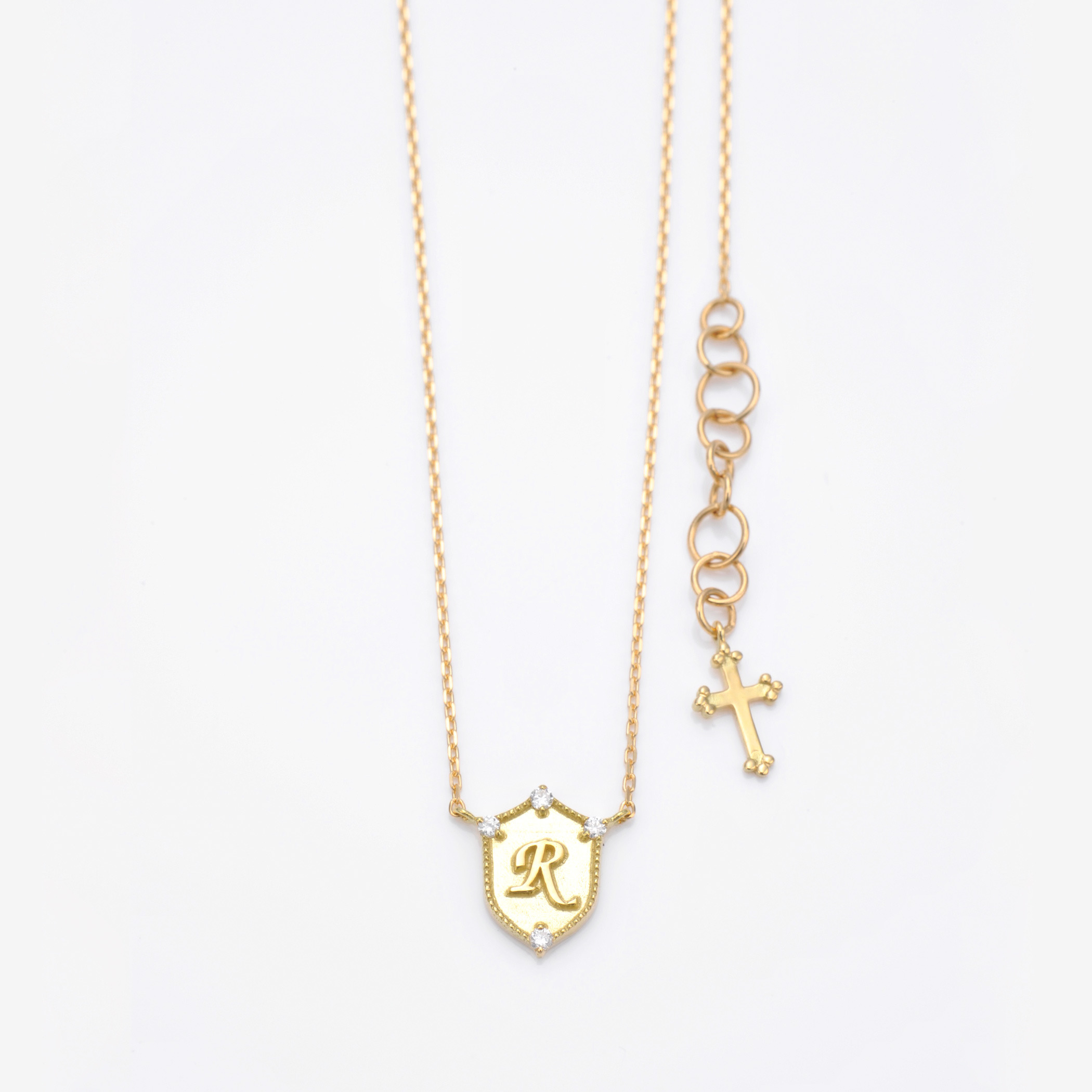 Lucky letter charm necklace｜enasoluna（エナソルーナ）公式サイト