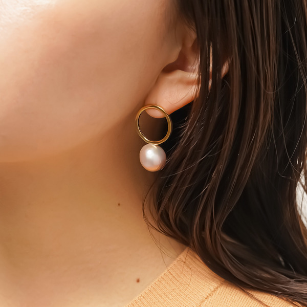 Pearl and rose earrings｜enasoluna（エナソルーナ）公式サイト