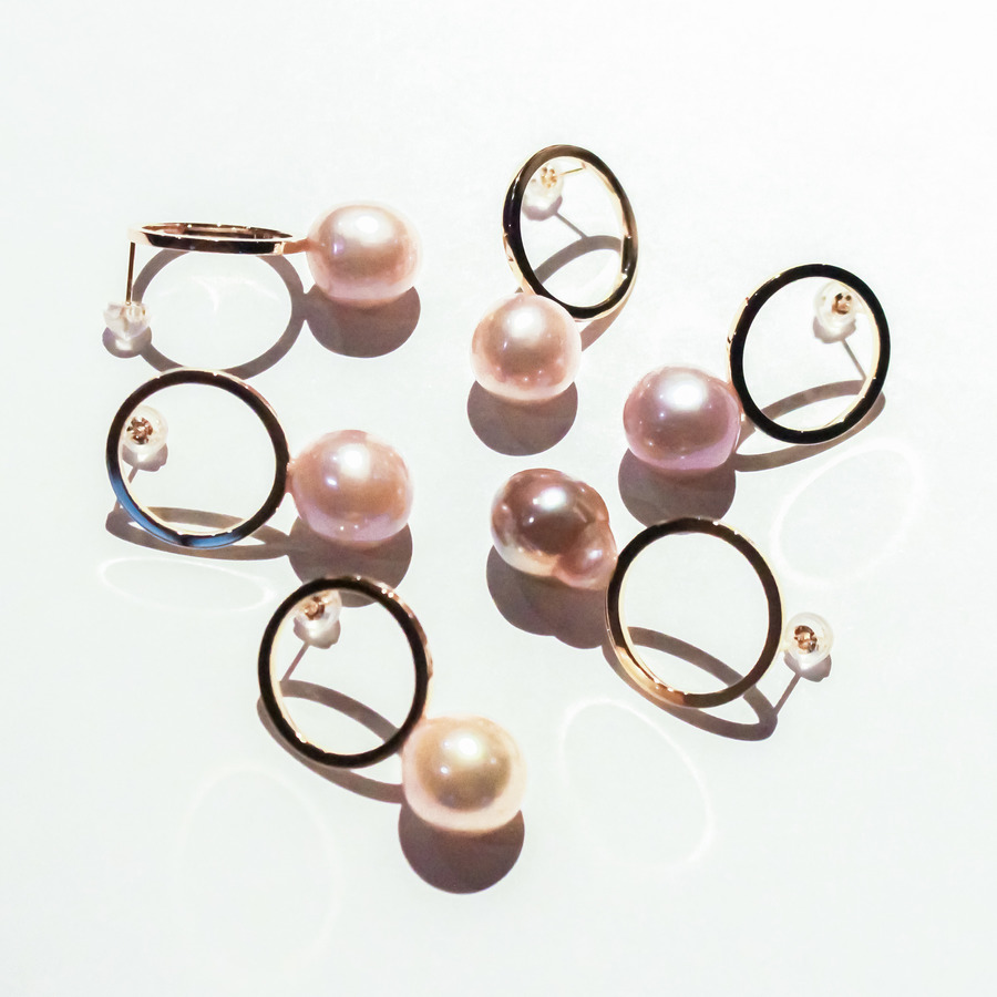 Pearl and rose earrings｜enasoluna（エナソルーナ）公式サイト