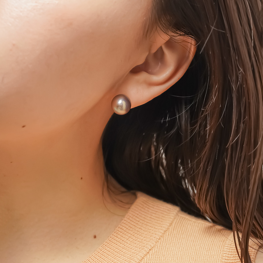 Metallic pearl earrings｜enasoluna（エナソルーナ）公式サイト