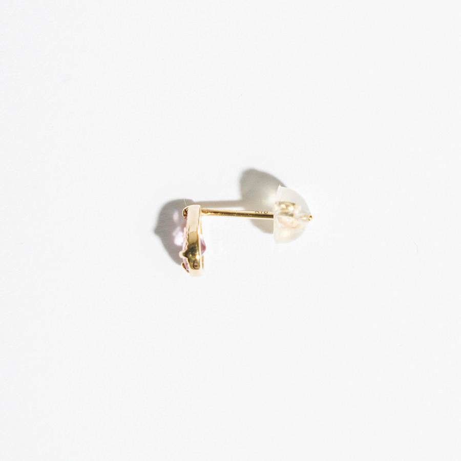 Fancy drop earring (Pinktourmaline)｜enasoluna（エナソルーナ）公式