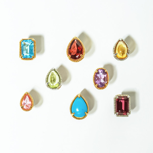 Fancy drop earring (Turquoise)｜enasoluna（エナソルーナ）公式サイト