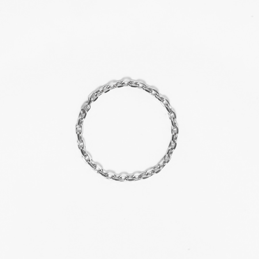 Chain ring(White gold) 詳細画像 White Gold 1