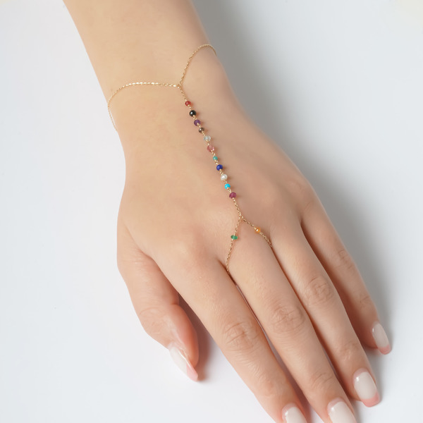 Stone finger bracelet｜enasoluna（エナソルーナ）公式サイト